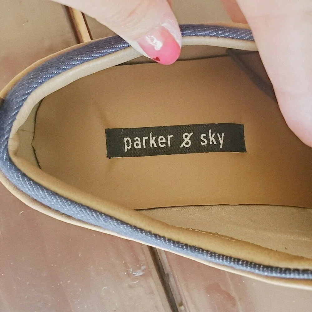 Parker & Sky Men's Brown Lace Up Edwin Oxford Style Shoes. Size 8.5‎
